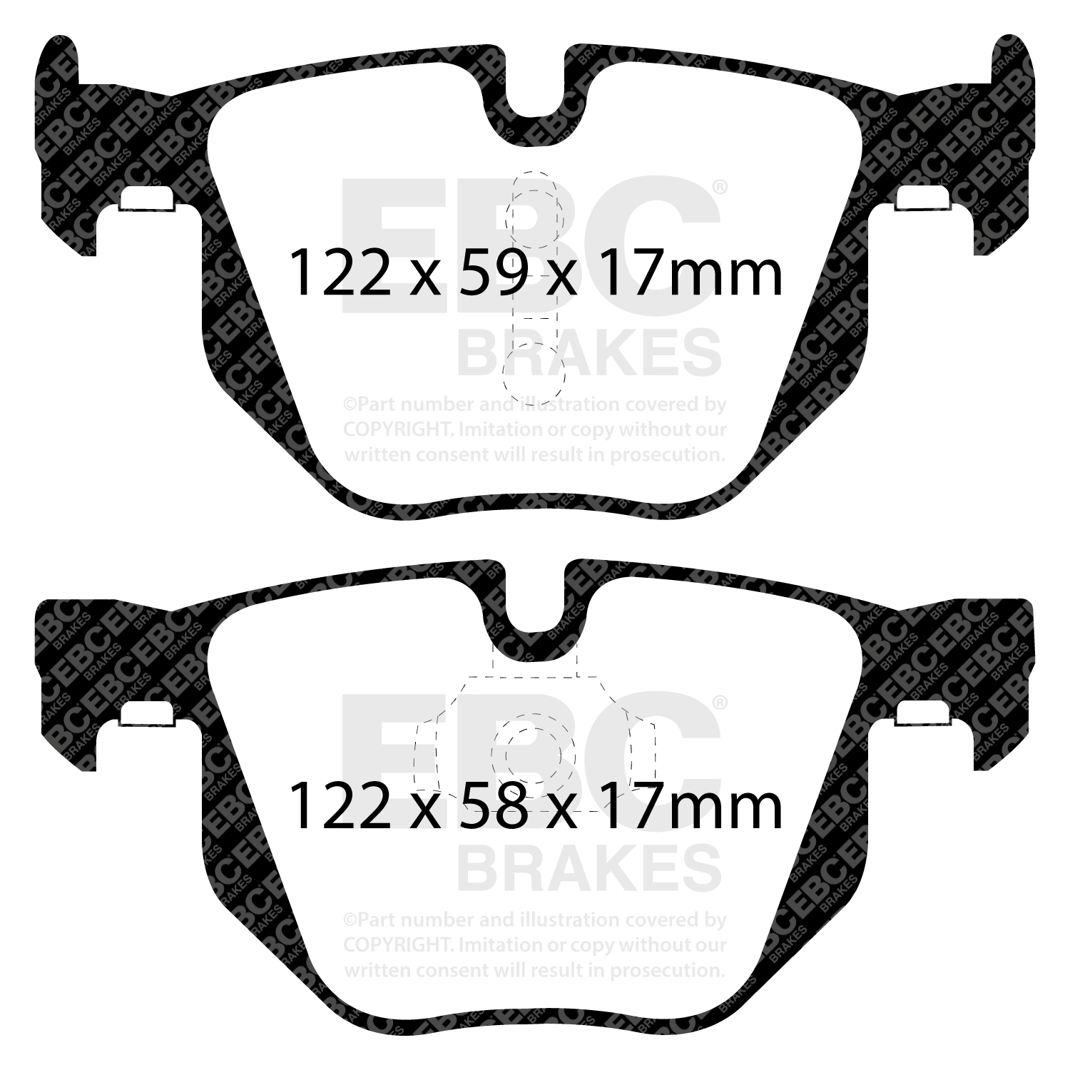 DPX2009 r brake pad bmw