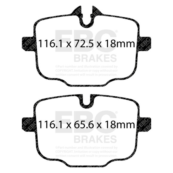 Brake pad bmw