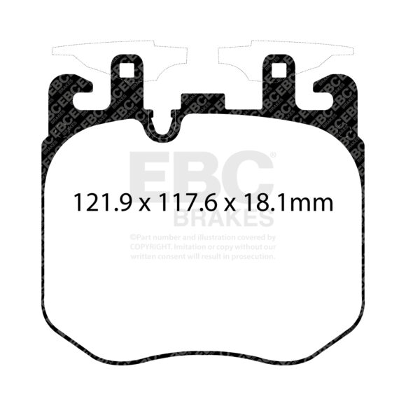 Brake pad bmw