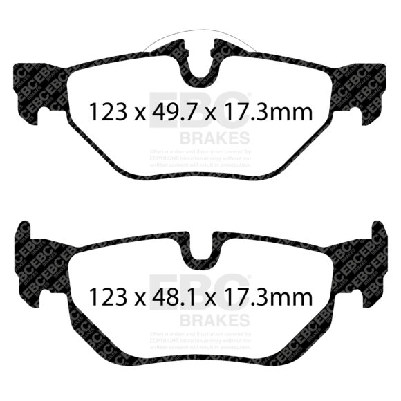 Brake pad bmw