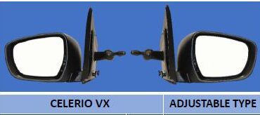 celerio vx mirror
